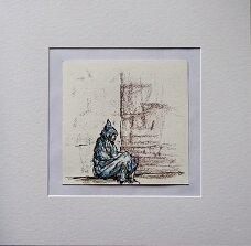 Pause_Tusche Graphit_20x20_40x40_100 null