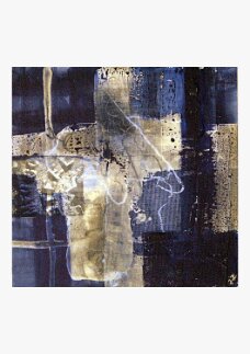 ohne Titel blau 30x30 kreuz null